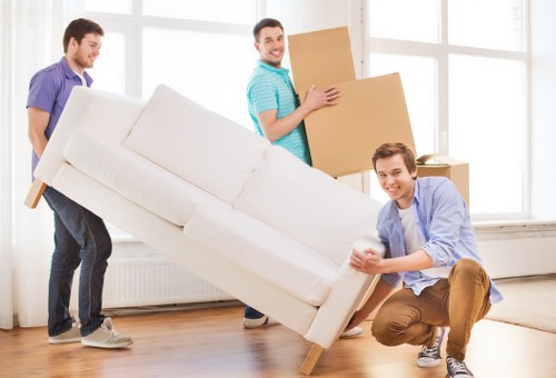 Deptford moving van ready for local house and flat removals