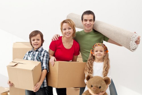 Deptford moving truck prepared for a home or office relocation