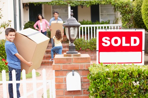 Customer booking a moving van service online